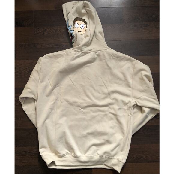 Rick And Mortuary Tan Embroidered Hood Men’s Sz Medium Nowt - Picture 11 of 16